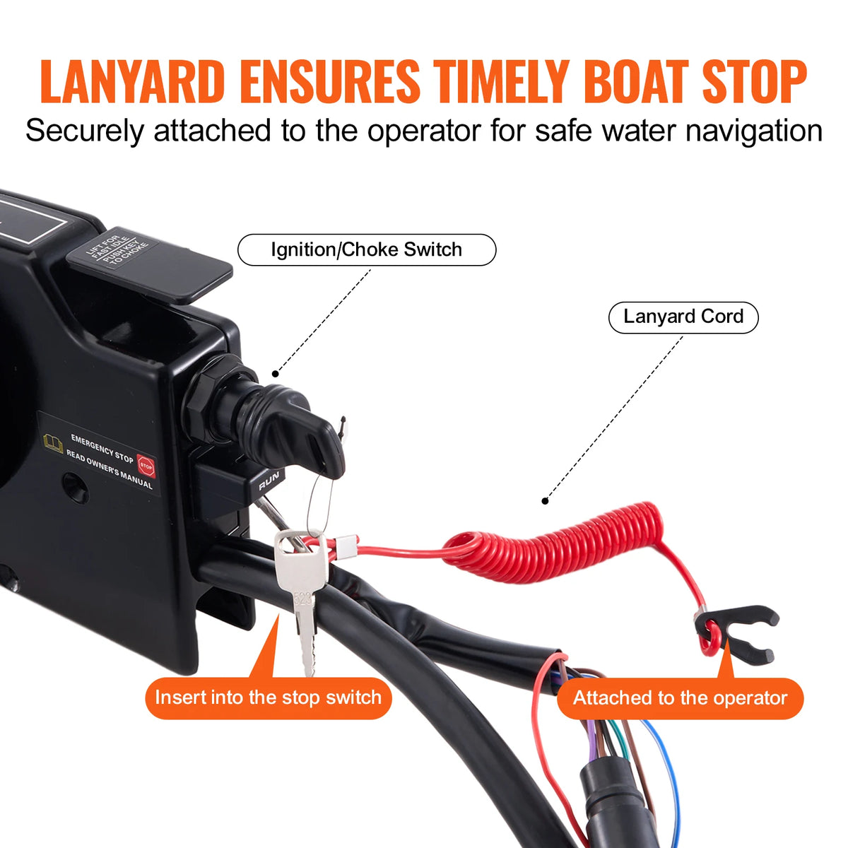 SucceBuy Mercury Outboard Side Mount Throttle Control Box