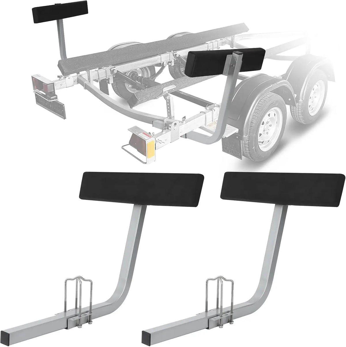 Garvee Adjustable Galvanized Steel Boat Trailer Guide Poles