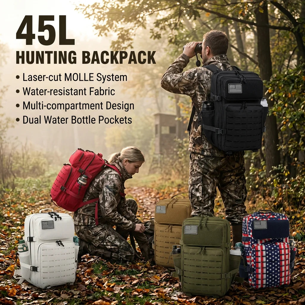 ReFire Gear Tactical Hunting Backpack With MOLLE Webbing System