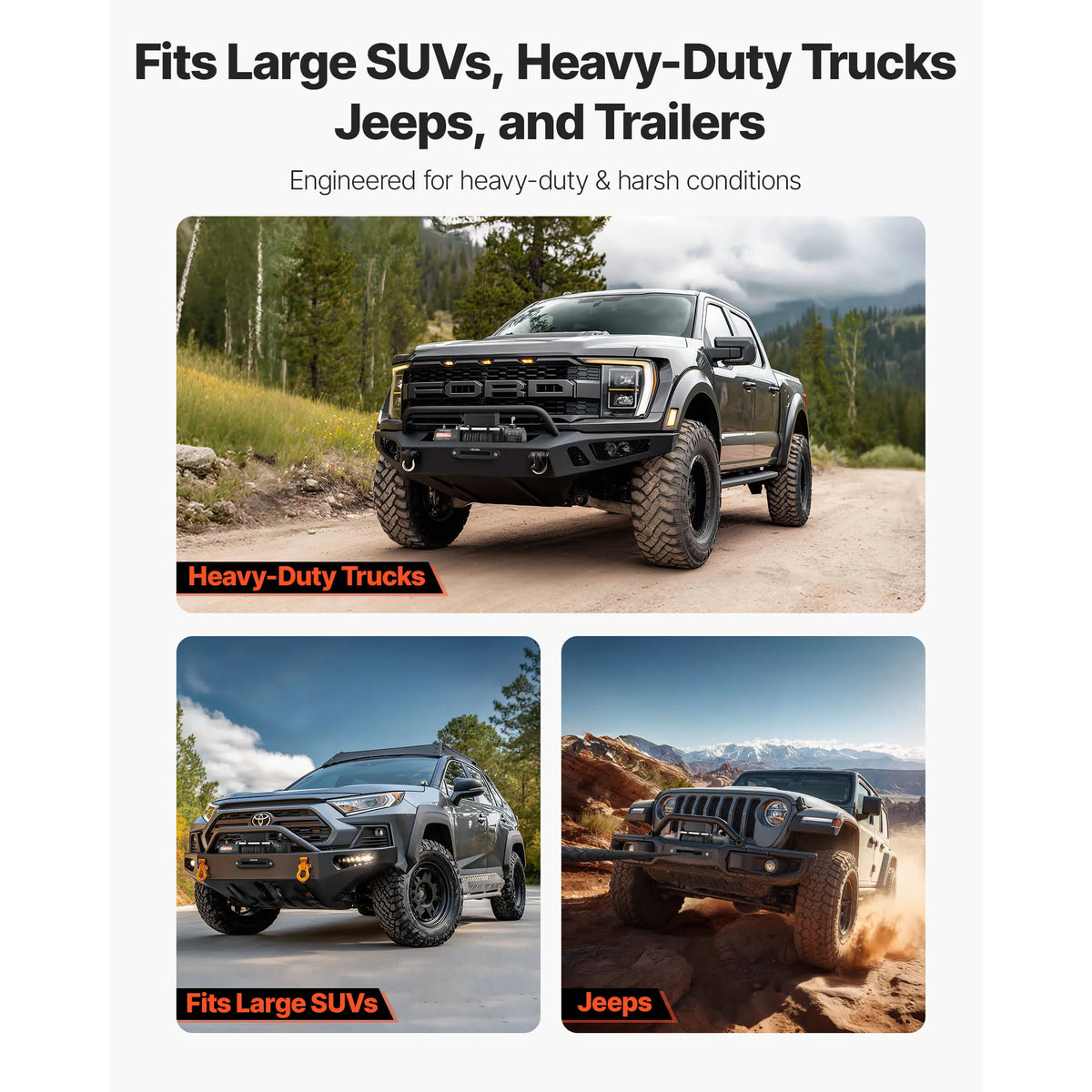 SucceBuy Electric Winch With Synthetic Rope Wireless Control For Recovery