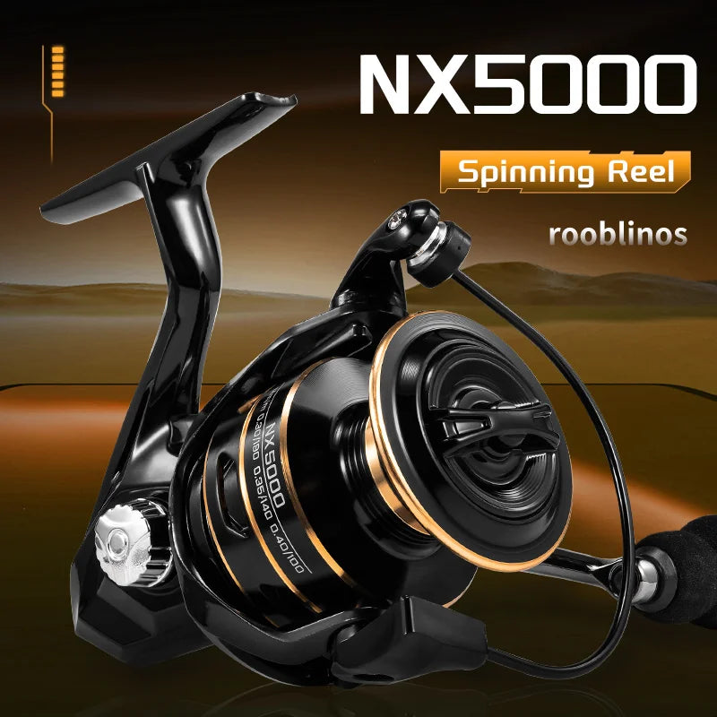 J-BARZILLAI NX Metal Spinning Fishing Reel With 10KG Max Drag