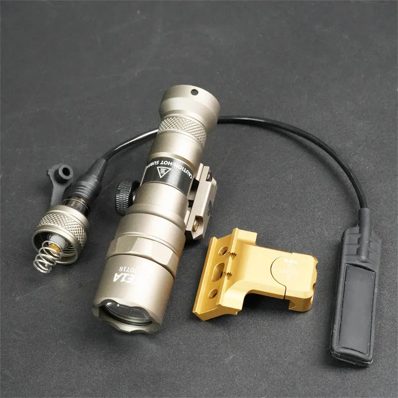 SF M600B M600C Tactical M600 M300 Surefi Flashlight M-system/20MM Rail Install Gun Light Airsoft Hunting Gear Lamp Set