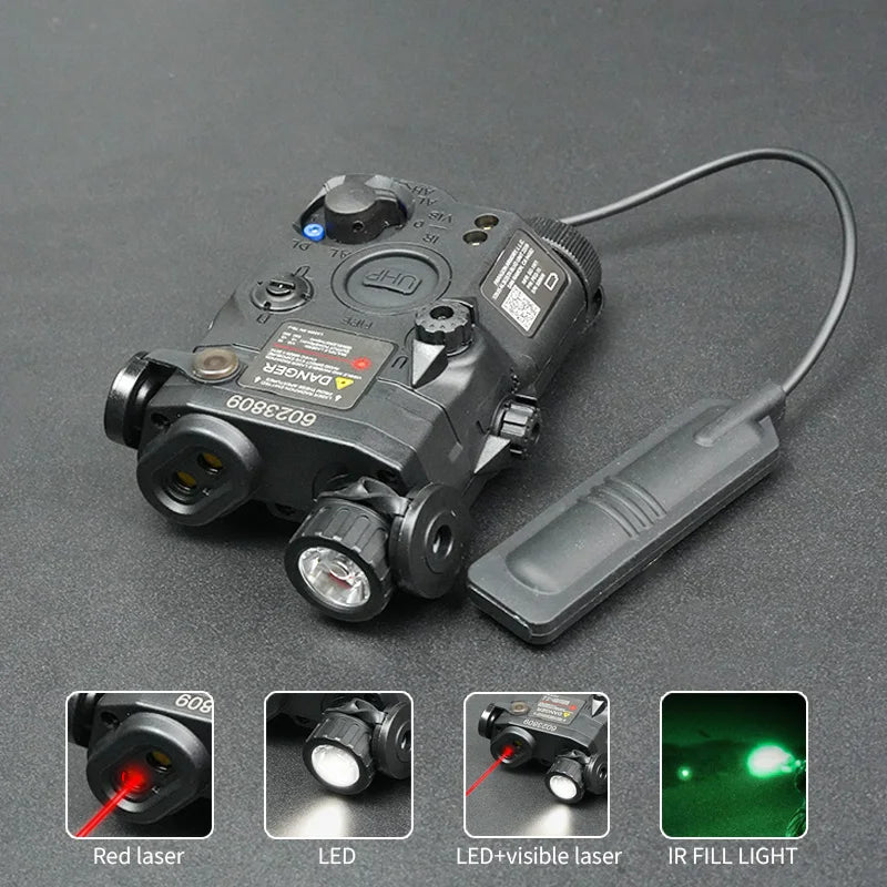 Tactical PEQ15 Green Red Laser Airsoft PEQ-15 IR Laser OR IR Fill Light Version Aiming Pointer IR Laser Flashlight