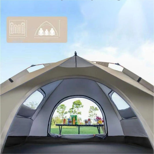 Pakicetus Automatic Camping Tent With Two Doors And Windows