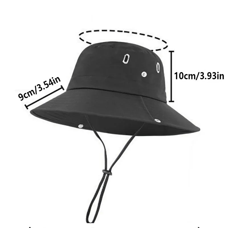 UV Protection Sun Hat With Neck Flap For Fishing Hiking Outdoors