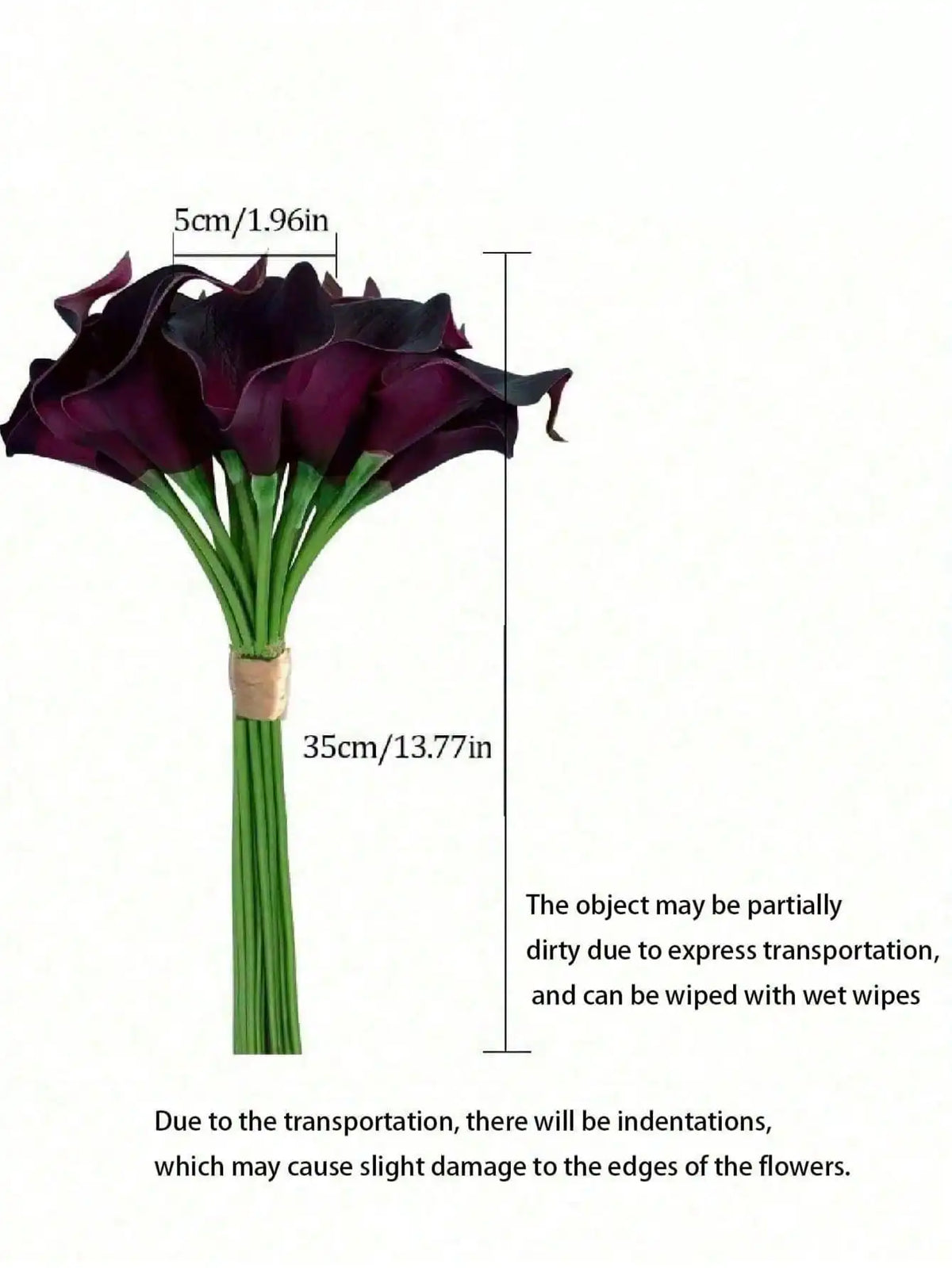 Realistic Artificial Calla Lily Bouquet For Wedding And Home Decor