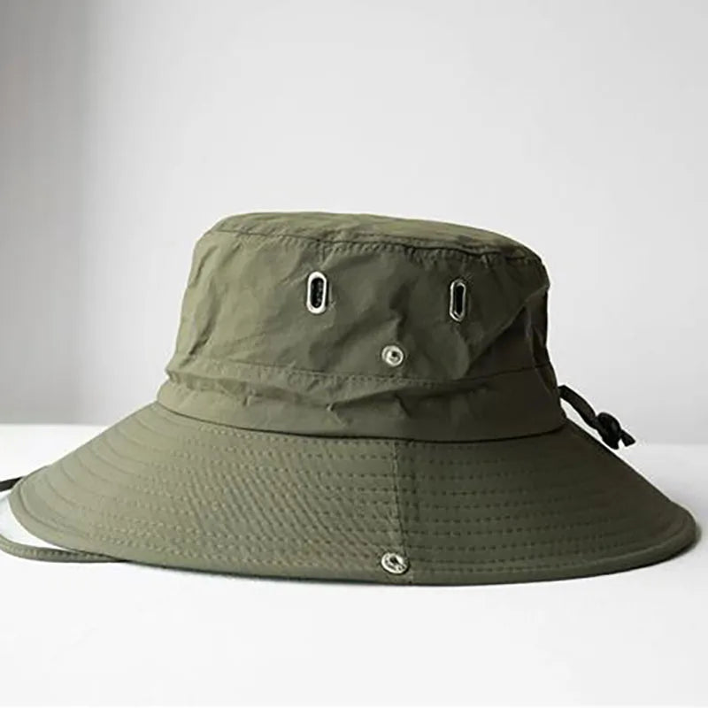 UV Protection Sun Hat With Neck Flap For Fishing Hiking Outdoors