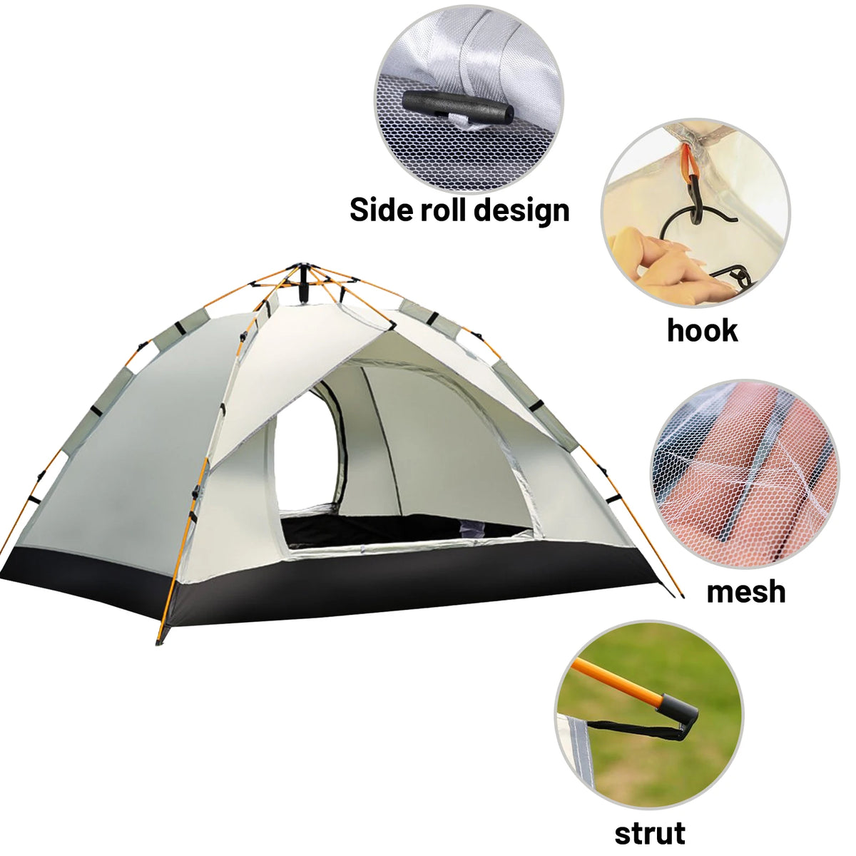 Pakicetus Automatic Pop Up Shelter Tent For Beach Camping Travel