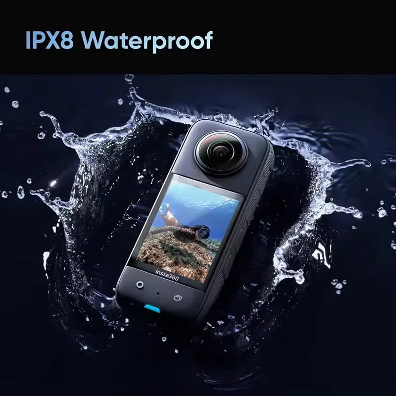Insta360 X5 8K 360 Degree Video Camera With Replaceable Lenses