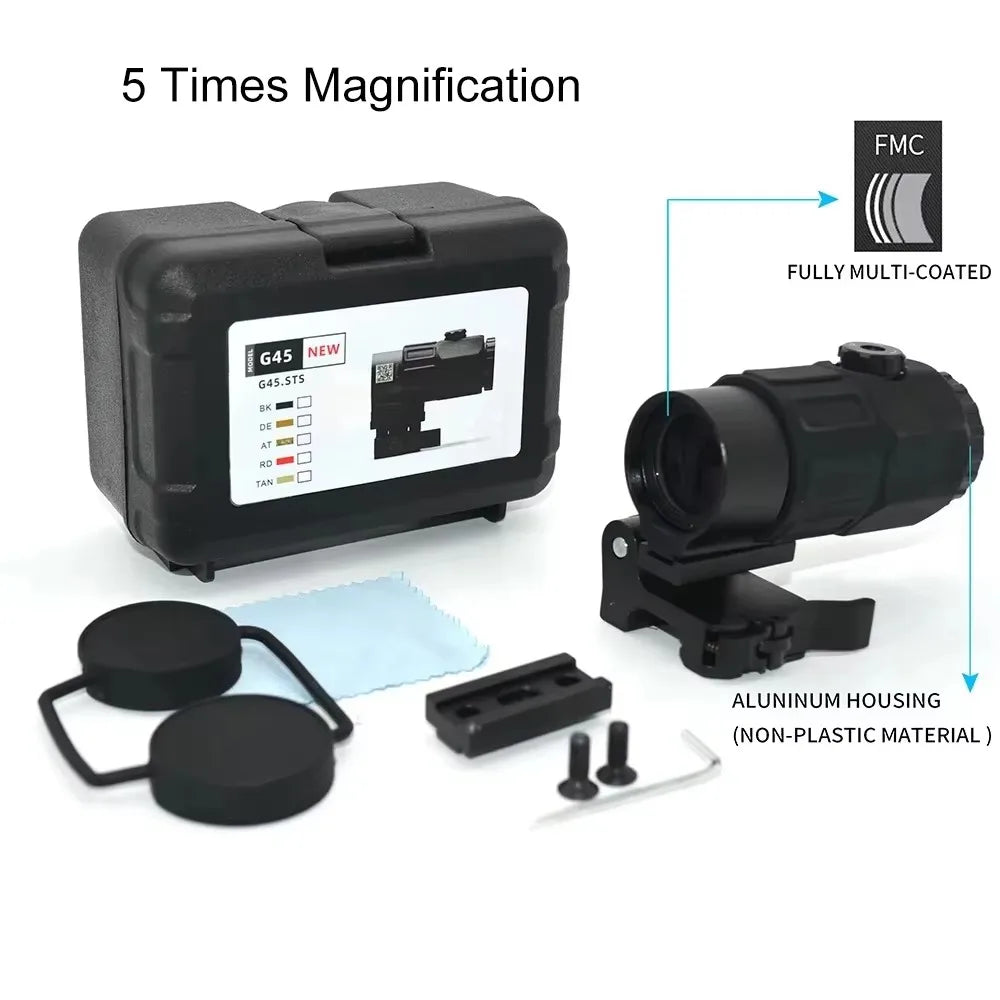 Bestsight G33 Side Switch 3X Magnifier Scope With Quick Detach Mount