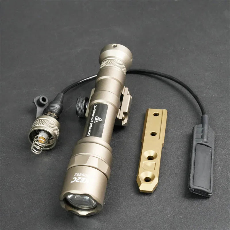 SF M600B M600C Tactical M600 M300 Surefi Flashlight M-system/20MM Rail Install Gun Light Airsoft Hunting Gear Lamp Set