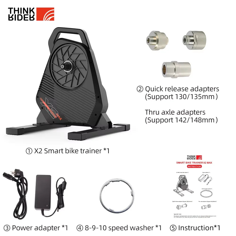 ThinkRider X2 Max Smart Indoor Bike Trainer With Power Meter