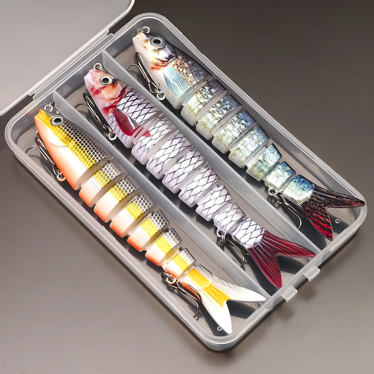 ANFS Realistic Jointed Swimbait Fishing Lures for Bass and Trout