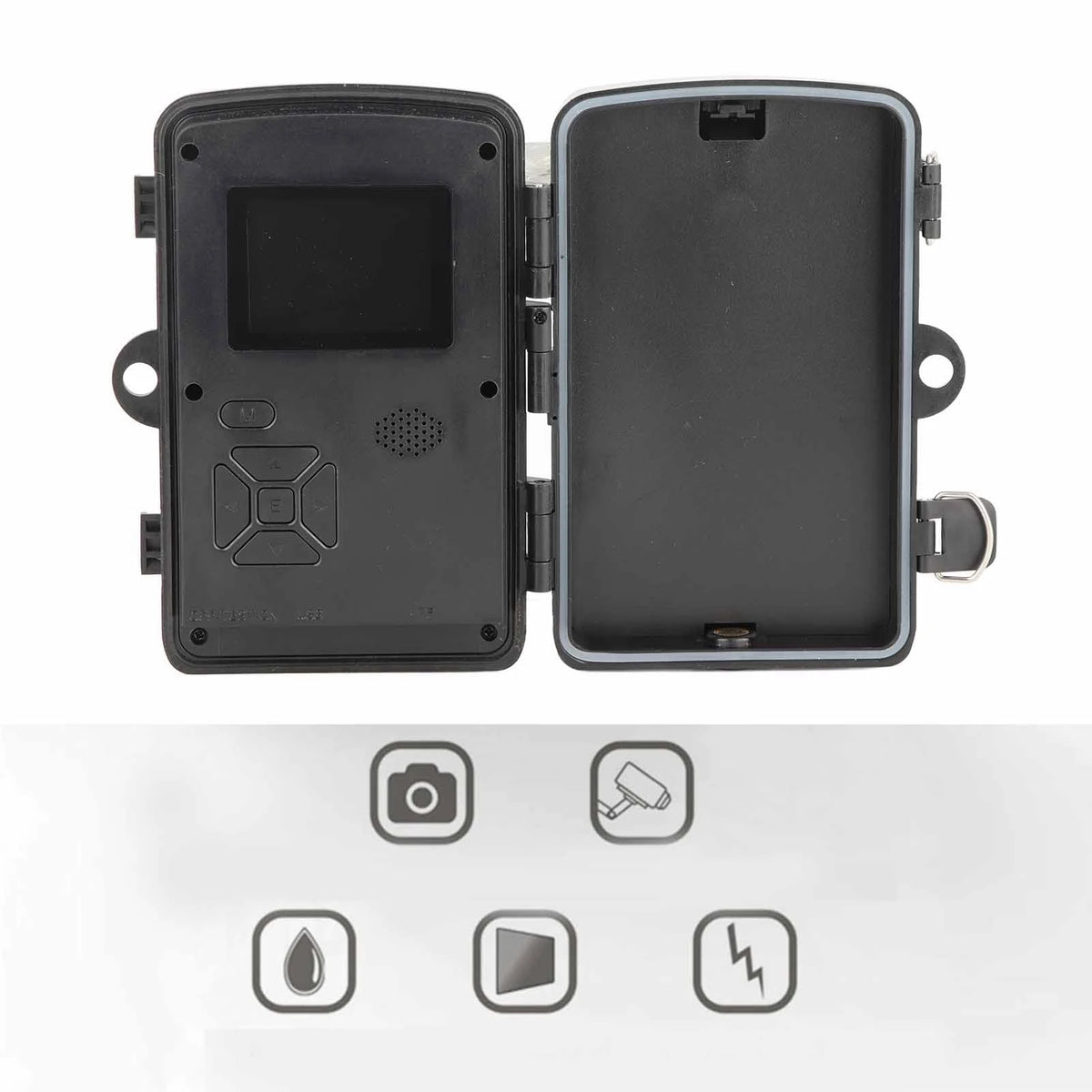 ZK40 Infrared Night Vision Camera 2.0in TFT HD Display 1920x1080P IP66 Waterproof Wildlife Trail Camera for Outdoor