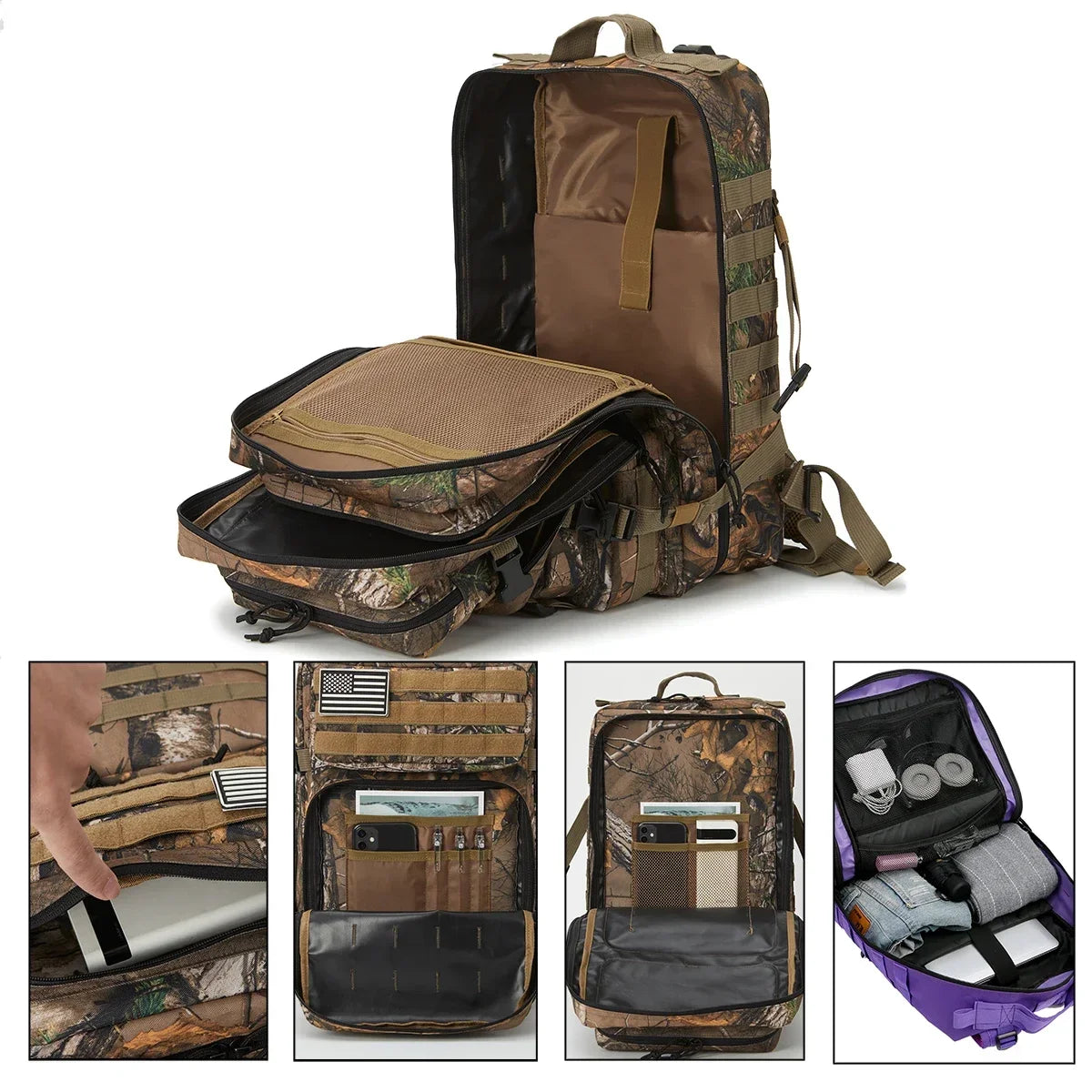ReFire Gear Tactical Hunting Backpack for Hiking Camping and Trekking