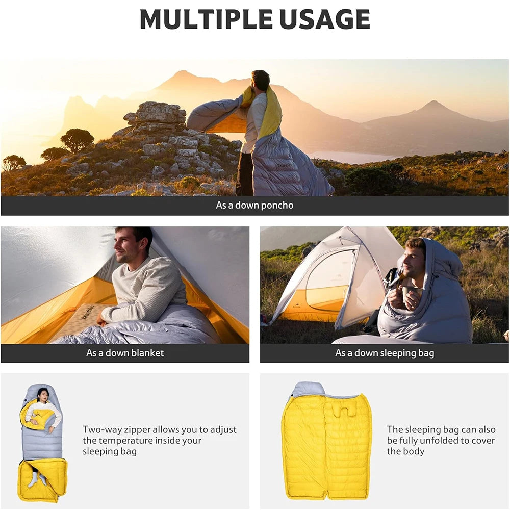 Naturehike CW700 Ultralight Duck Down Winter Sleeping Bag