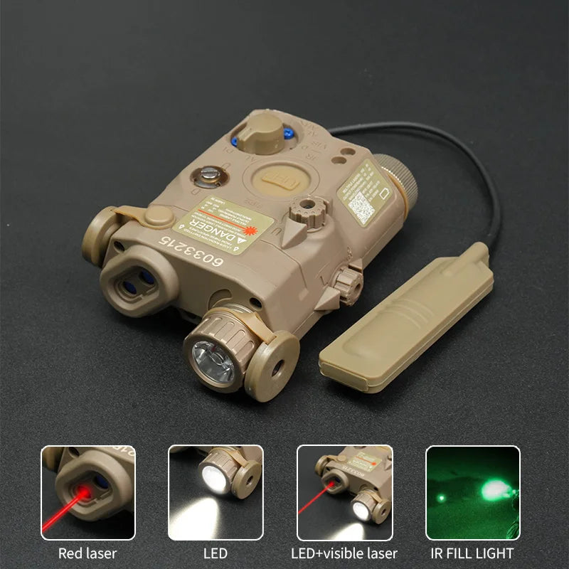 Tactical PEQ15 Green Red Laser Airsoft PEQ-15 IR Laser OR IR Fill Light Version Aiming Pointer IR Laser Flashlight
