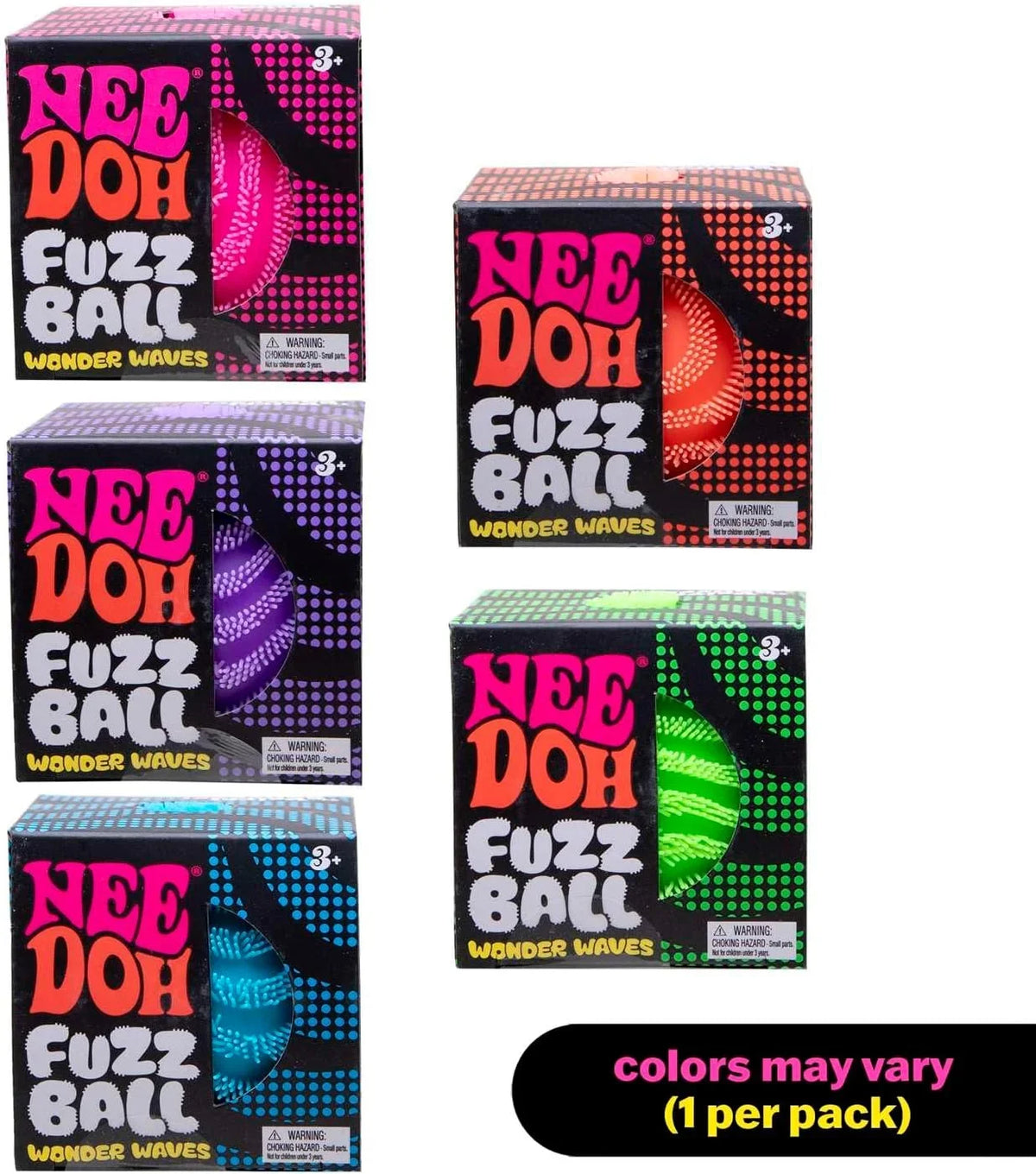 Nee Doh Fuzz Ball Blind Box Desktop Stress Relief Ornament Toy