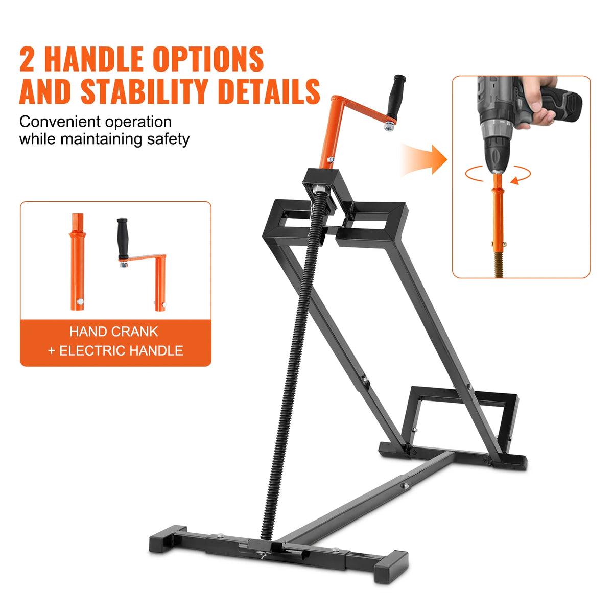 SucceBuy Hydraulic Lawn Mower Lift for Garden Tractors