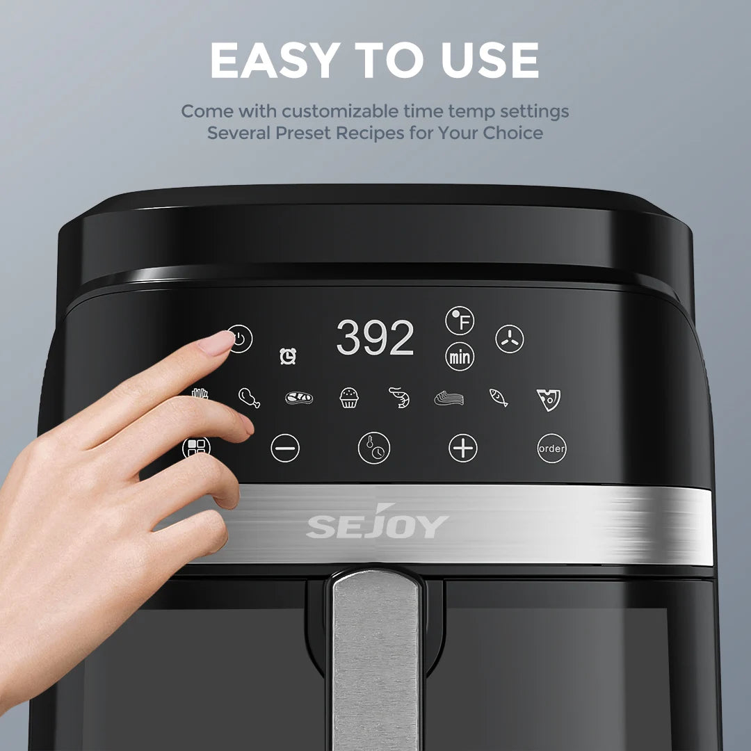 SEJOY 8-in-1 Air Fryer For Roasting, Baking And Dehydrating