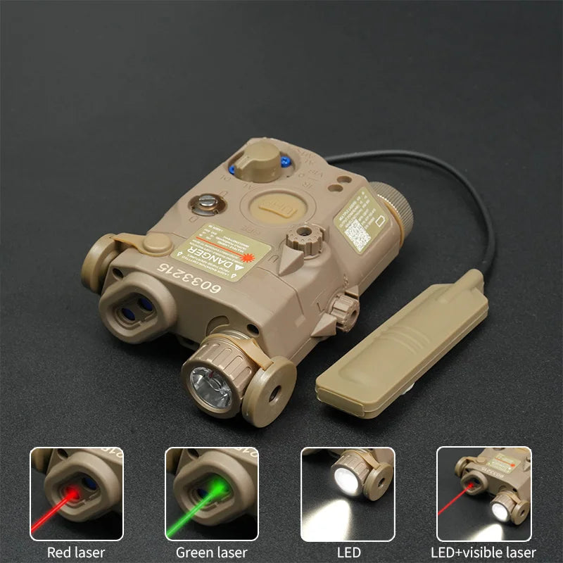 Tactical PEQ15 Green Red Laser Airsoft PEQ-15 IR Laser OR IR Fill Light Version Aiming Pointer IR Laser Flashlight