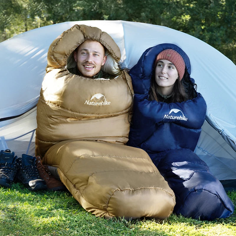 Naturehike Warm Mummy Sleeping Bag For Winter Camping Adults