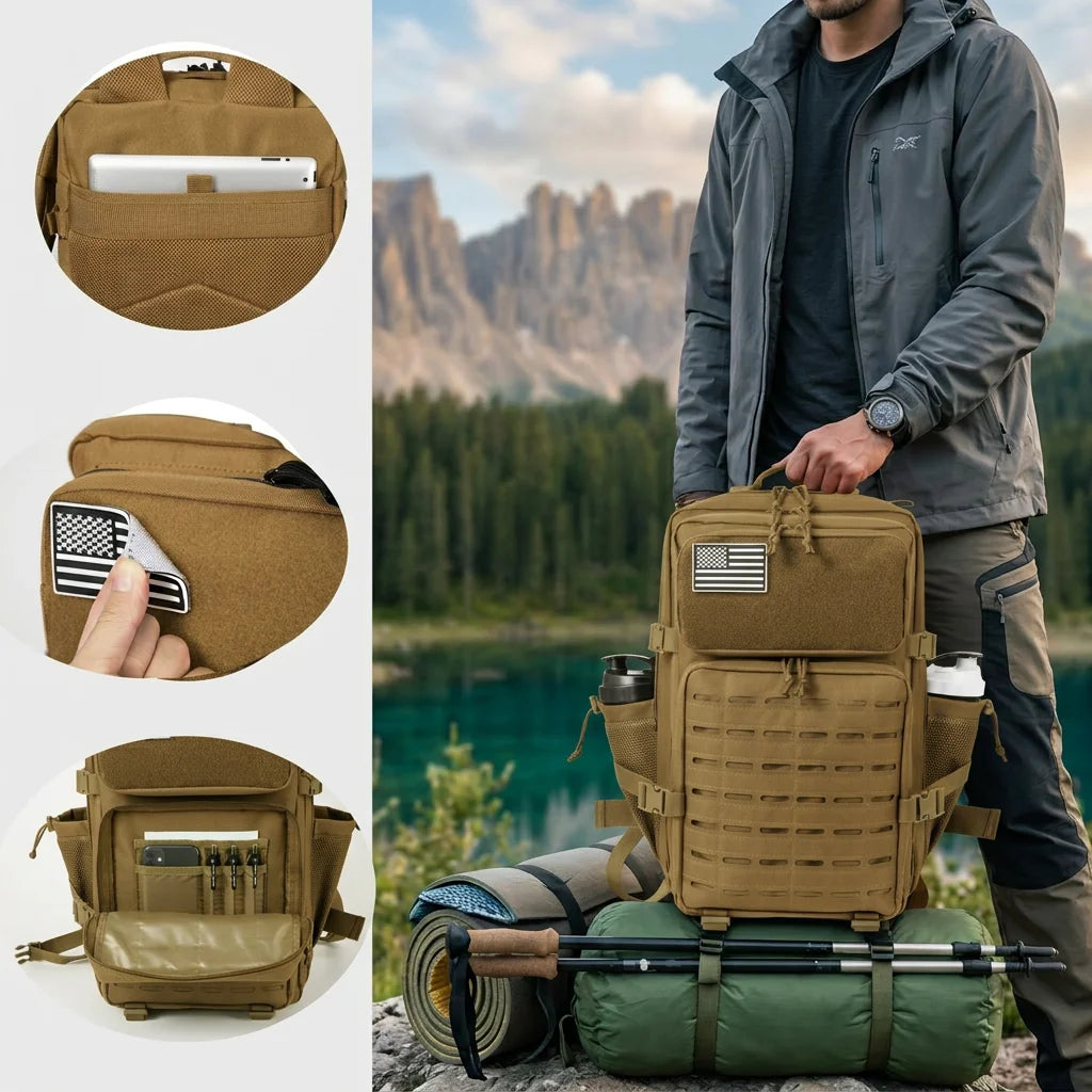 ReFire Gear Tactical Hunting Backpack With MOLLE Webbing System
