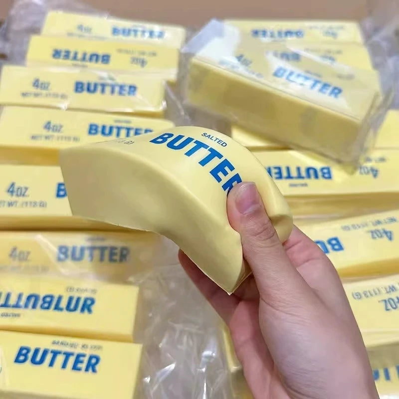 Potdemiel Butter Stick Squishy Fidget Toy For Stress Relief