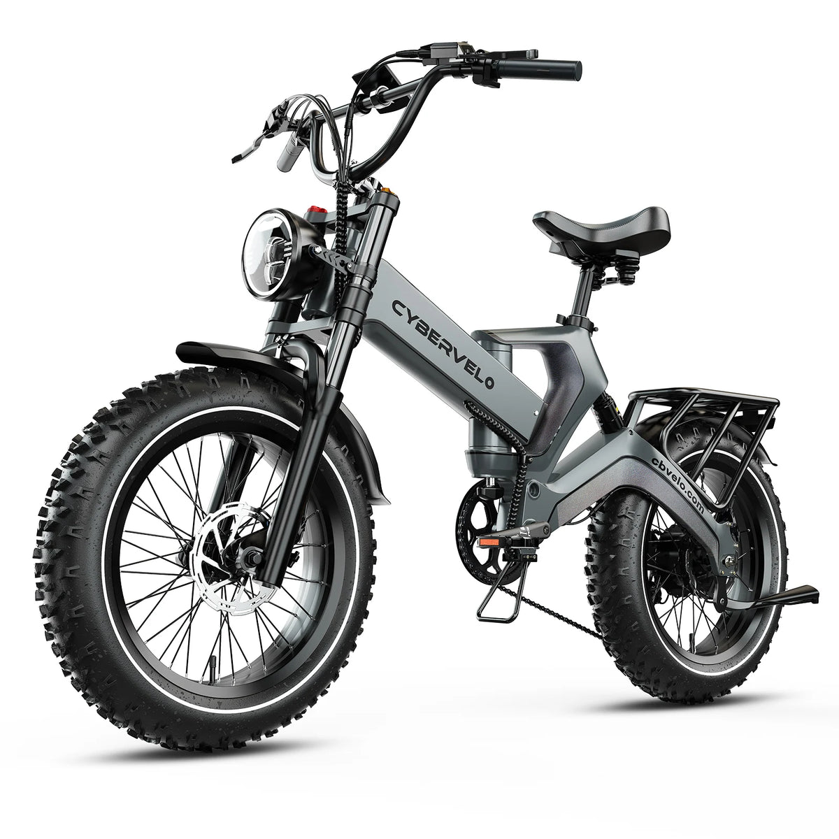 Cybervelo Foldable Fat Tire Electric Bike With 2000W Motor