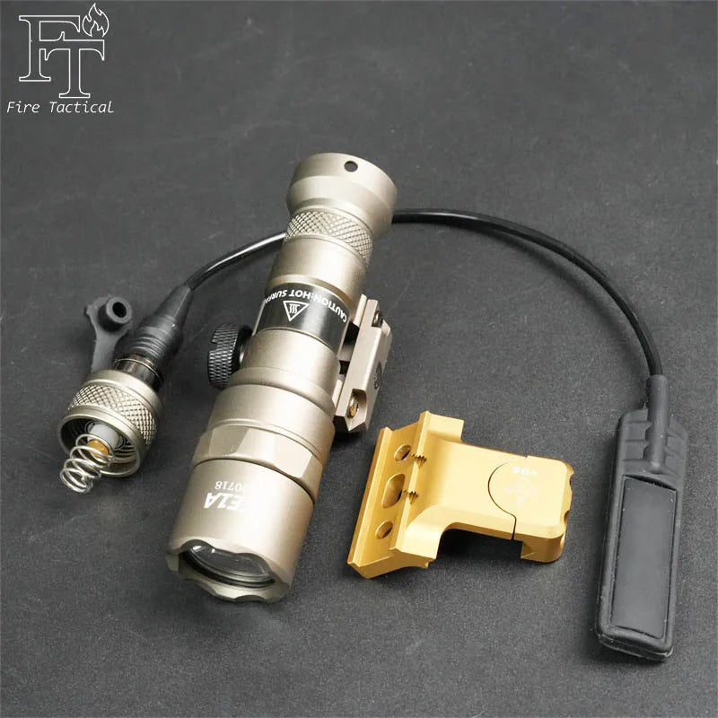 SF M600B M600C Tactical M600 M300 Surefi Flashlight M-system/20MM Rail Install Gun Light Airsoft Hunting Gear Lamp Set
