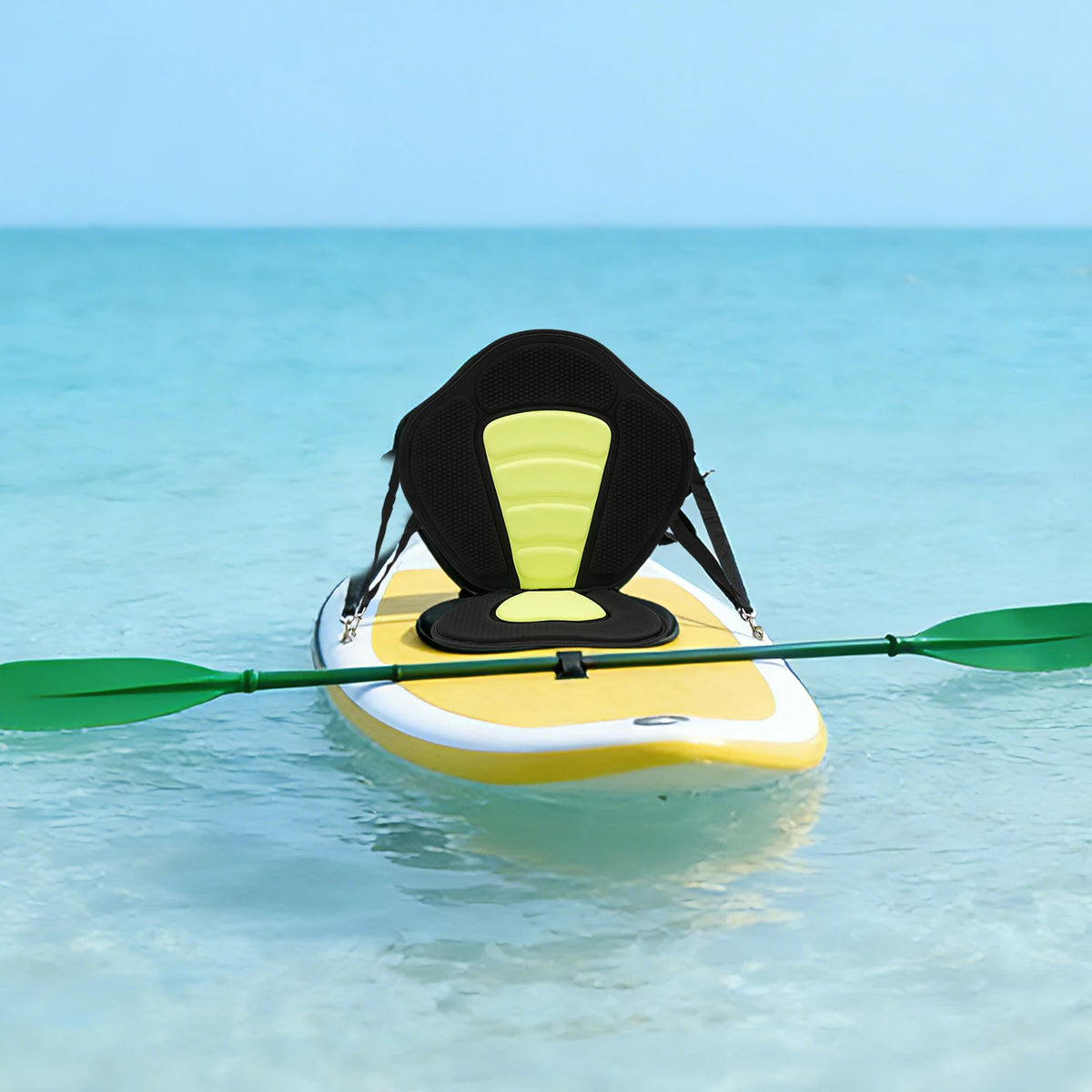 Ergonomic Kayak Canoe Seat With Adjustable Straps And Storage Bag