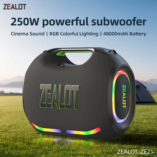 Zealot Portable Bluetooth Speaker Waterproof HiFi Wireless Audio System