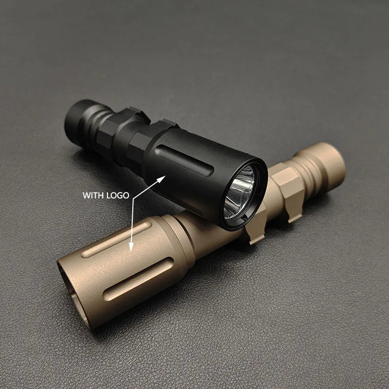 US Warehouse Tactical Metal V2 Flashlight High Power White LED 1000/1300lumens Airsoft Rifle AR15 Hunting Torch Scout Light