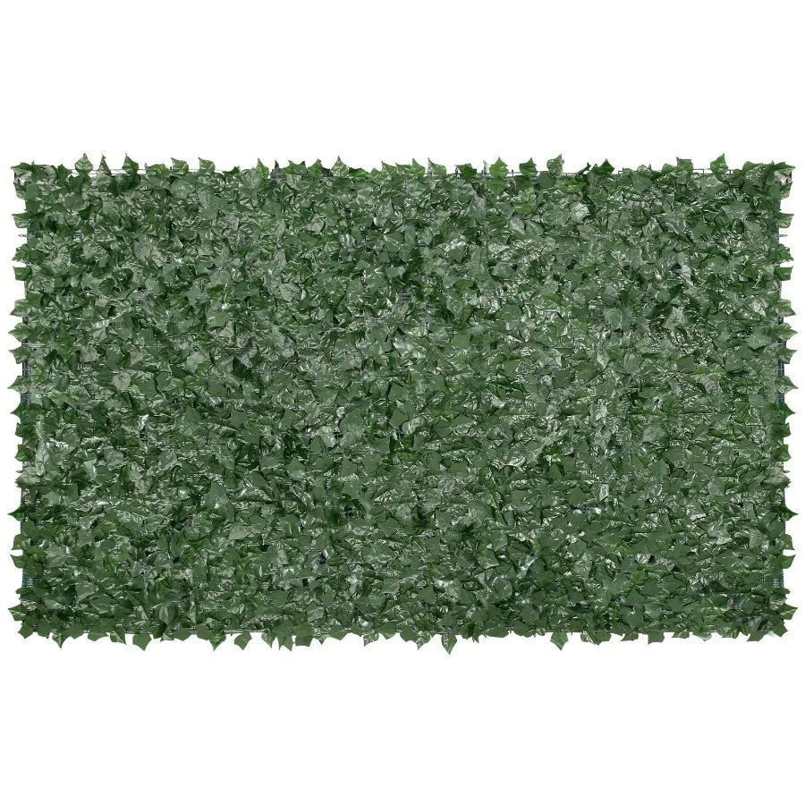 Ivy Privacy Fence 59 x 98 in Artificial Green Wall Screen Greenery Ivy Fence with Mesh Cloth Backing and Strengthened Joint Fau