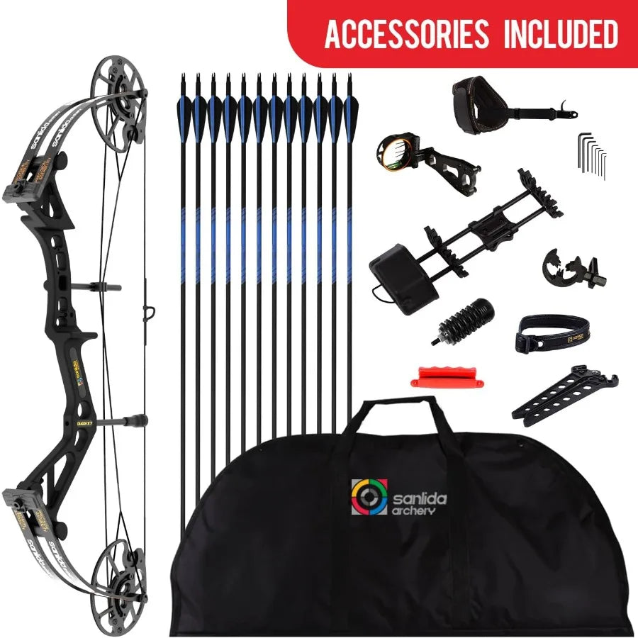 Sanlida Dragon X7 Compound Bow Archery Kit For Adults