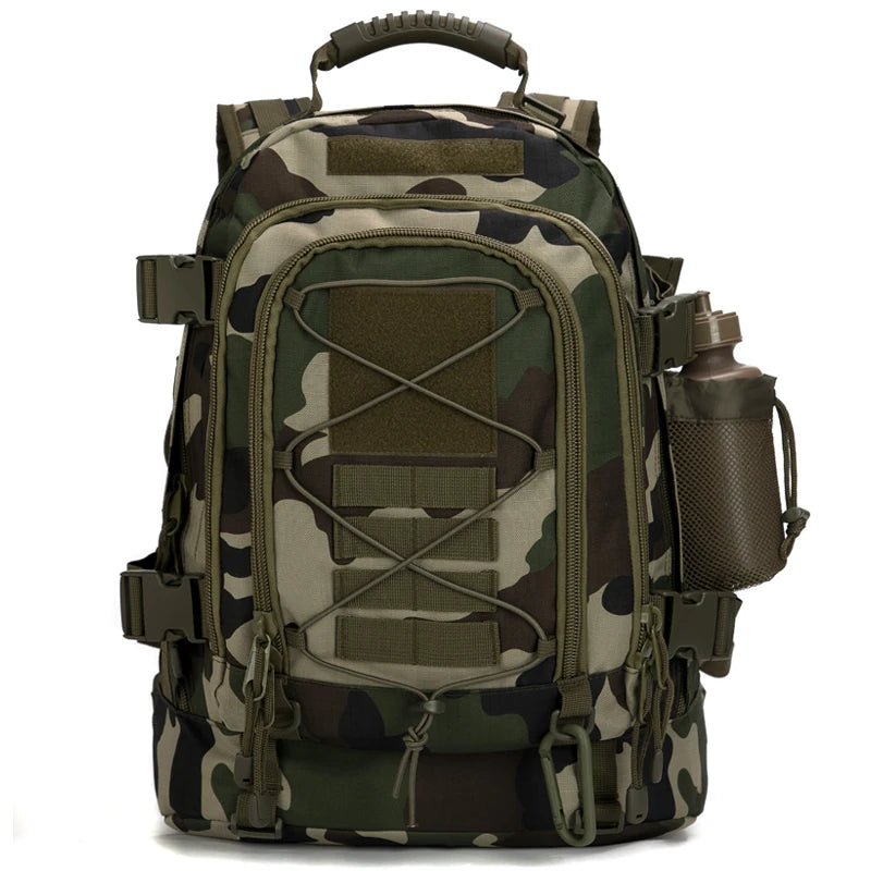 LQARMY Durable Nylon Tactical Backpack For Hiking And Camping