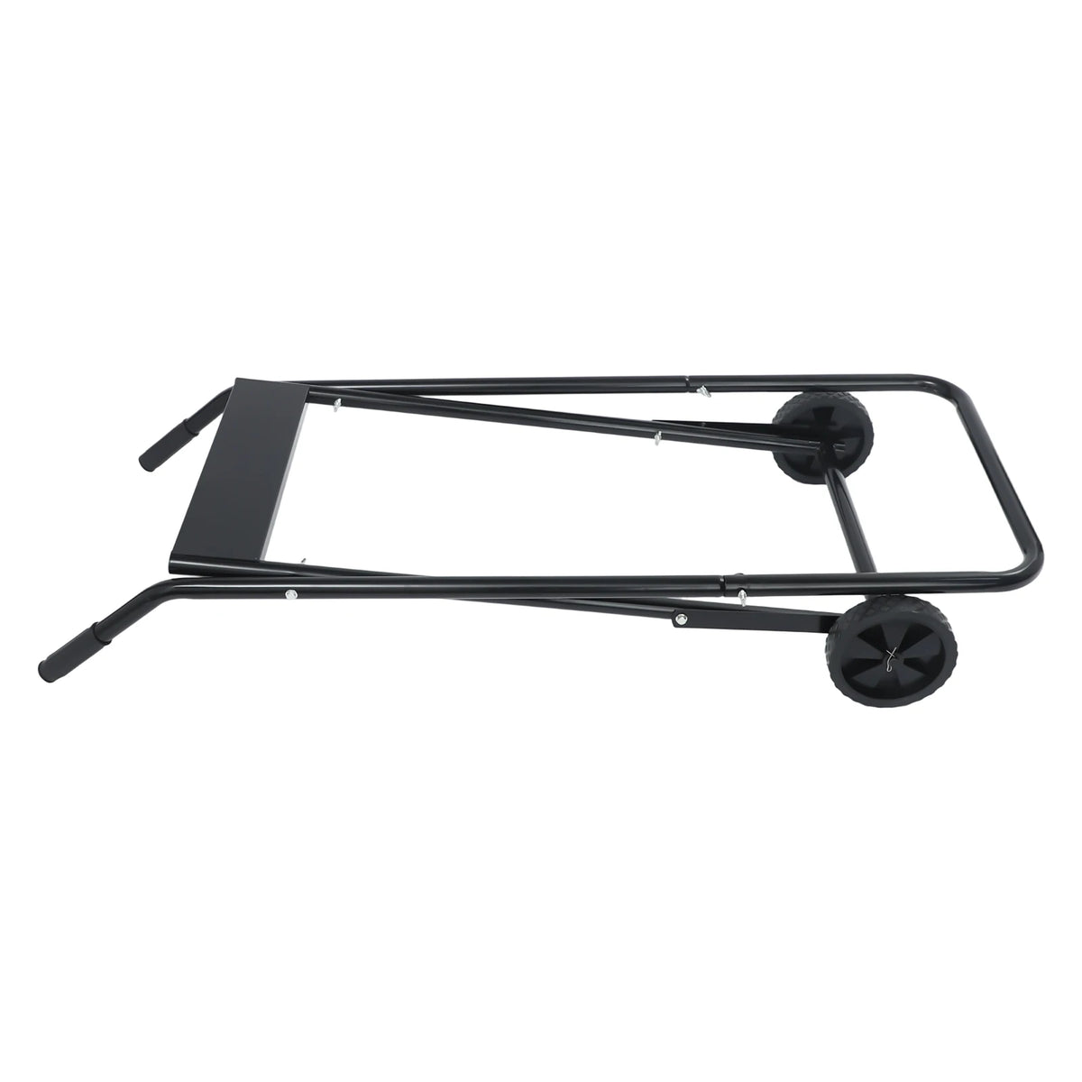 Flodable Outboard Boat Motor Stand Outboard Machine Trailer Boat Engine Cart, Cold Rolled Steel, Rustproof Sturdy Wheels Foldable Portable