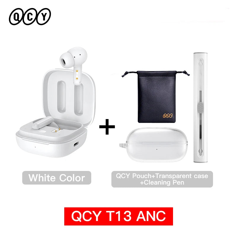 QCY T13 Wireless Earbuds Bluetooth 5.3 Active Noise Cancellation
